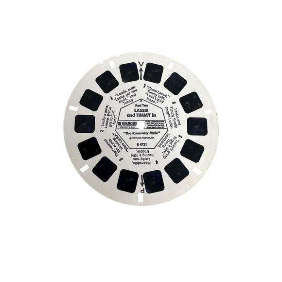 GAF View-Master Showtime Lassie and Timmy 3 Reel Packet B474 - Picture 13 of 14